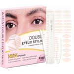 Eyelid Tape 1248 Pcs Eyelid Strips Invisible Eyelid Lifter Strips Eye Lift Tape Waterproof Long-Lasting Eyelid Sticker Double Eyelid Tape for Hooded, Heavy, Uneven, Droopy Lids