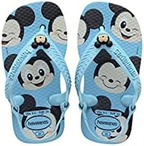 Havaianas Unisex Baby Disney Classics Flip-Flop, Blue, 8/9C