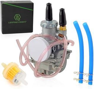LK Carburetor W/Air Filter & Oil pipe & Fuel Filter Kit Compatible With Suzuki AX100 KAWASKI QJ100-M 22mm 100CC 2-Stroke Motorcycle