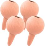eusbon Clay Plant Watering Globes for Indoor Plant, 400ml Insert Watering Bulbs Plant Self-Watering Devices for Garden, 4PCS