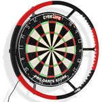 CyeeLife Dartboard Lighting System with 2 Colours For Steel Dartboard,360 Degrees 6 Parts Colorful Light