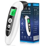 Thermometer for Adults SOVARCATE Digital Infrared Thermometer Forehead and Ear for Fever Accurate Reading for Baby Kids Adults - New Algorithm