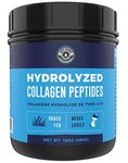 Collagen Protein Powder, Grass Fed Beef - 16oz | 1lb Hyrdolyzed Collagen Peptides Unflavoured, Odourless, Dissolves Easily | Keto Collagen Supplement for Joint, Hair, Nails, Bone and Digestive Support. Collagen Types I and III