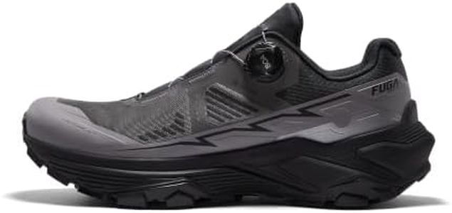 Fuga EX3 GTX BOA Waterproof Men's Trail Running Shoes with BOA Lace System (Dark Grey, Adult, Men, 10.5, Numeric, US Footwear Size System, Medium)