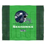 Northwest NFL Seattle Seahawks Unisex-Adult Comforter and Sham Set, King, Draft