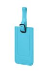 Samsonite TA Revolution - Luggage Tag Set (2 Pieces), Tags for suitcases and Bags, with Adjustable Strap, Address Card, Privacy Flap, Blue (Vivid Blue)