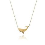 Hevont 18K Gold Whale Necklace for 