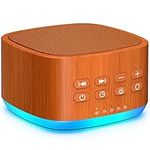 Magicteam White Noise Machine 25 Soothing Sounds Sleep Sound Machine and 10 Colors Lights with 5 Timers with Memory Feature.