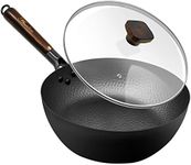 ANEDER Frying Pan with Lid Skillet 