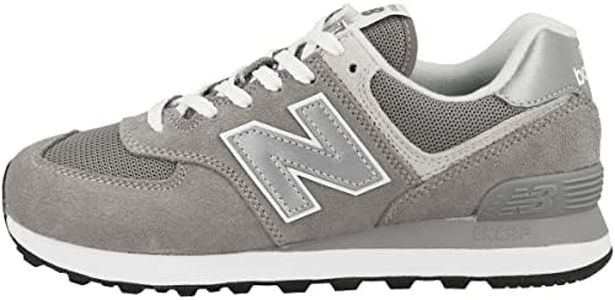 New Balance Womens Core 574 Trainers Runners Grey GG 7 (40.5), Grey Gg, 9 US