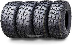 Free Country Set 4 HD 8PR Radial UTV ATV tires 26x9R12 Front & 26X11R12 Rear w/Featured Full Side Lugs/Scuff Guard