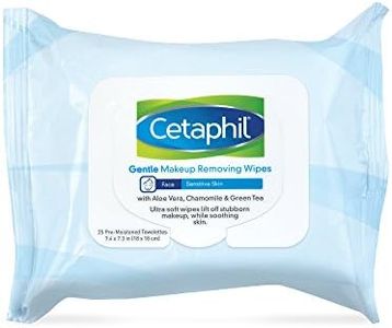 Cetaphil Gentle Makeup Removing Wipes, 25 Count