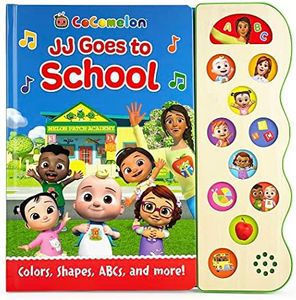 CoComelon JJ Goes to School Children's Interactive Song and Sound Board Book