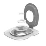 Cat Toilet Trainer Kit | Cat Potty Training Kit | Toilet Training for Cats & Cat Box(Grey)