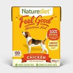 Naturediet Chicken with Vegetables and Rice Dog Food Tray, 18 x 390 g