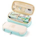 EASTHILL Pencil Case Big Pen Case Office College Large Storage Bag Pouch Holder Box Organizer for Student