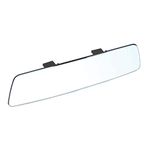 Universal fit Snap On Interior Large Wide Angle Rear View Frameless Glass Reverse Mirror 300mm Curve Wide Angle by Generic Hub™