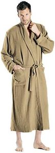 Cashmere Boutique 100% Pure Cashmere Full Length Robes for Men – Shawl Collar, Lightweight, Soft Plush, Winter Warm, and Cozy