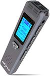 180 Hr Battery Voice Recorder Voice Activated Recorder Device, dB9PRO, for Clear Audio Tape Recording Meetings & Lectures, USB Digital Pocket Dictaphone Mini MP3 Player, HD Small Sound Microphone