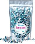 GLITTERATI Mentissimo Original Italian Miniature Hard Candies, Bold Italian Peppermint Flavor, Individually Wrapped Gourmet Candy, 14 oz Resealable Pouch, 400 Ct.