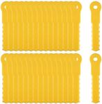 hiSpkNix 30Pcs Replacement Trimmer Blades Compatible with Weed Warrior Push-N-Load 3 Blade & Pivotrim Hybrid 2-N-1 Trimmer Heads