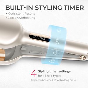 TYMO ROVY 32mm Hair Waver – Gold Ceramic Styling Tool