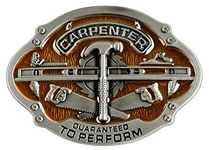 Belt Buckle Professional Worker Style Performance accessories, Carpenter Designs, middle