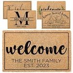 Custom Welcome Doormat with Family 