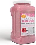 SPA REDI - Sugar Body Scrub,Sensual Rose, 128 Oz - Exfoliating, Moisturizing, Hydrating and Nourishing, Glow, Polish, Smooth and Fresh Skin - Body Exfoliator