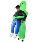 Xnferty Halloween Costume, Inflatable Grim Reaper Costume Ghost Adult Cosplay Fancy Dress for April Fool's Day