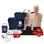 Adult & Infant CPR Manikins Medium Tone with Feedback & AED Trainer English/French Kit