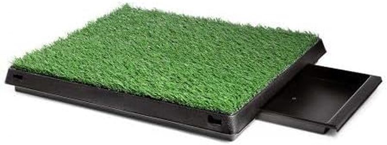 Dog Pet Potty Training Portable Toilet Loo Pad Tray with Grass Mat 59cm x 47cm