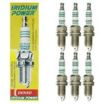 6 PCS * NEW * -- DENSO # 5358 IRIDIUM Power Spark Plugs -- IK20L