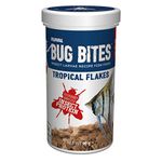 Fluval Bug Bites Tropical Flakes Fish Food 90g Natural Colour