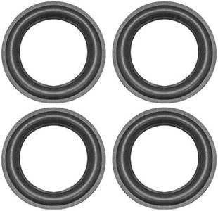 uxcell 6.5 Inch Speaker Foam Edge Surround Rings Replacement Part for Speaker Repair or DIY 4pcs