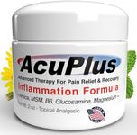 AcuPlus - Advanced Pain Relief Cream - Topical Anti Inflammatory Cream to Soothe Muscle & Joint Pain - Arthritis, Bursitis, & Tendonitis Cream - Fast-Acting Formula with Natural Ingredients - 2 oz.