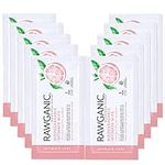 RAWGANIC Organic Intimate Hygiene Wipe Sachets | Gentle Ph Balanced, Fragrance-Free, Alcohol-Free, Flushable & Biodegradable Intimate | Set of 10 Individually Wrapped Sachets