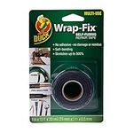 Duck Tape Wrap-Fix Self-Fusing Repair Tape | Self Amalgamating | Self Bonding for Plumbing | Leaking Pipe Repair Tape | Rubber Tape | Waterproof Black 25mm x 3m