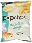 Popchips Sea Salt and Vinegar Potato Chips 23 g (Pack of 24)