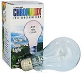 Chromalux Lumiram Full Spectrum Light Bulb, 75W Clear