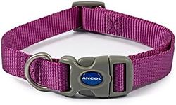 Ancol Viva Quick Fit Adjustable Collar Purple, Size 2-5 to fit 30-50 cm, Weatherproof