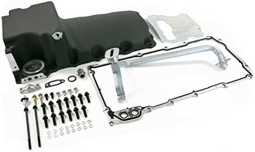 A-Team Performance - LS Aluminum Rear Sump Retro-Fit Oil Pan - Compatible with Chevrolet SB V8 GEN. III, IV, Black