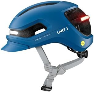 UNIT 1 Aura MIPS Smart Bike Helmet with Integrated Lights, Turn Signals & Crash Detection | Premium Urban Cycling & E-Bike Helmet for Commuters