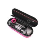 Hard Case for Dyson Supersonic Nural/Supersonic Hair Dryer Travel Storage Case Hold All the Accessories by RLSOCO - Pink (Case Only)