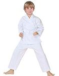 FLUORY Karate Uniform with Free Bel