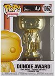 Funko Pop! TV: 52077 The Office Gold Chrome Dundie Award, Amazon Exclusive #1062