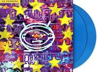 Special UK Pressing U2 " ZOOROPA " 2 LP Set 180 Gram w/ Bonus Mixes RARE BLUE Vinyl