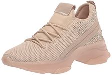 Madden Girl Women's Shimmerr Sneaker, Blush Multi, 3 UK