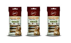 Gnawlers Bone Dog Treat - Chicken Flavour - Small - 108 g Each - Pack of 3