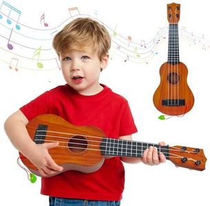 Kids Toy Ukulele Guitar,17 Inch Classical Guitar Musical Toy,4 Strings Guitar Ukulele Educational Learning Toy for Toddlers and Preschoolers